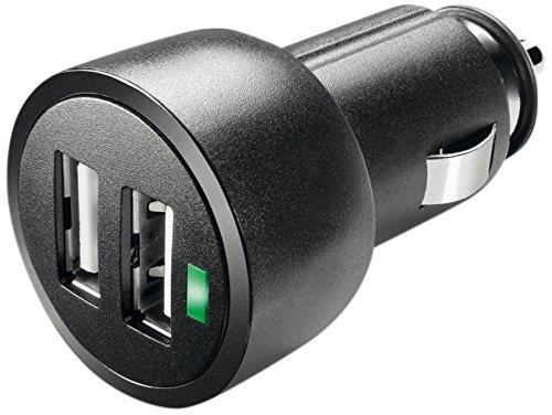 CELLULARLINE Caricabatterie da auto 3 A dual USB Cellular Line nero